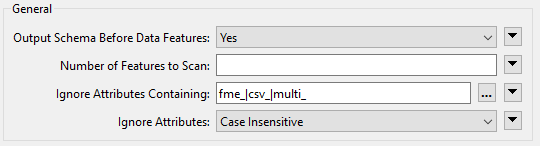 Ignore Attributes Containing parameter